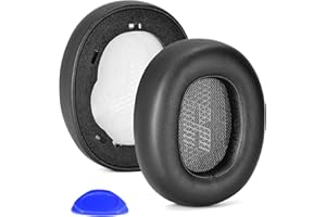 DEFEAN Live 650 BTNC E65BTNC poduszka do uszu z pianki z pamięcią kształtu wymienne kompatybilne ze słuchawkami JBL E65 E65BTNC / Duet NC/Live 650BTNC Live 660 BTNC (czarne)