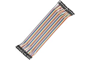 VoltMate Jumper Wire Kabel 40 STK je 20 cm | M2M | Dupont Kabel kompatibel mit Arduino, Raspberry Pi und jedem Breadboard