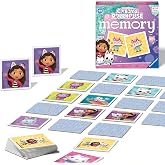 Ravensburger - Gabby's Dollhouse Memory Game for Ages 3+ | Memory&reg; pocket memory game - Gabby's Dollhouse, for children from