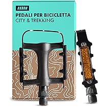 MINZHI Pedali Classici Per Bicicletta Da City/trekking, Piattaforma In
