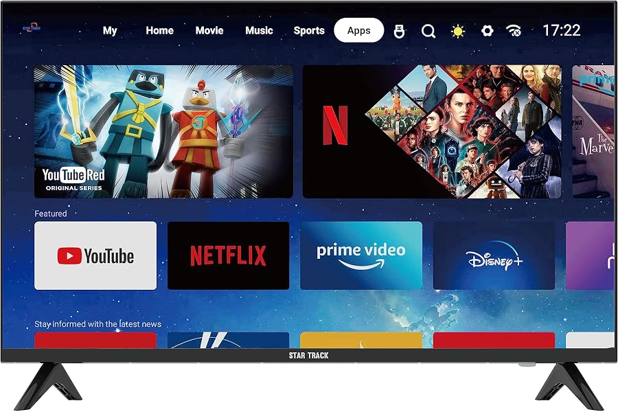 Star Track 32 Inch HD Smart LED TV