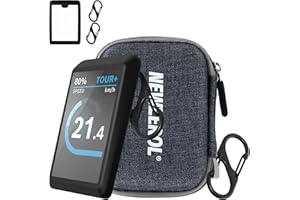 NEWZEROL Sac de Protection Compatible pour Bosch Kiox 500 avec Coque de Protection, Housse étanche pour Kiox 500 Contre Les Rayures, Les Chocs - Étui pour Accessoires Ebike avec 2 Porte-clés