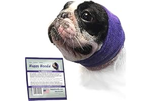 ZONI PETS Happy Hoodie Hunde-Kapuze, reduziert Stress und Angst, Zwei Größen, Violett (Small)