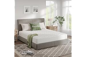 Novilla Materasso Singolo 90x190, Materasso a Molle e Schiuma Altezza 20cm, Confortevole e Traspirante, Durezza Media, Per adulti