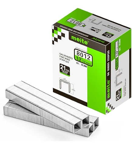 Type 90 Series Galvanised Staples, Box Of 5,000 Heavy Duty 5.8mm Narrow Crown Staples For Wood, Door Framing, Fencing, Shed & Cabinet Assembly | Compatible With 90 Series Staplers (30MM