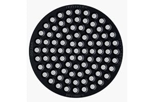 Normcore 53,3 mm Puck-Bildschirm, 0,8 mm Dicke, untere Duschwand, wiederverwendbarer Metallfilter für Breville Sage 54 mm Siebträgerkorb, 0,8 mm Dicke, Titan PVD beschichtet 316 Edelstahl