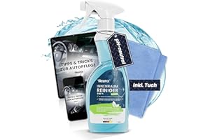‎TREUFIX Treufix - Auto Innenraum Reiniger Cockpitpflege Auto [ÖKOLOGISCH] 500ml I ph neutraler Innenraumreiniger I Polsterreiniger Auto für Kunststoff, Leder, Gummi u.v.m - Made in DE