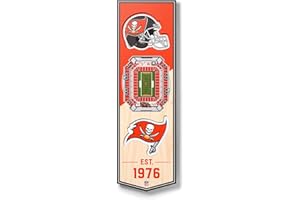YouTheFan NFL 3D Stadion Banner, 15,2 x 48,3 cm