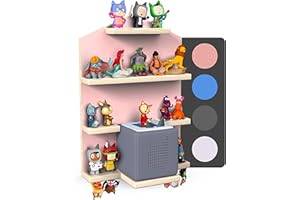 Little Moonshine Scaffale per Tonie Box e Tonies [L'originale] – Lo scaffale e fino a 32 – Scaffale magnetico da parete – 4 adatto