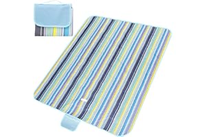 JJYHEHOT Picknickdecke 200 x 150 cm Groß Campingdecke mit Tragegriff - Wärmeisoliert Wasserdicht Sanddichte Faltbare Waschbar Outdoor Stranddecke für Park, Garten, Strand, Wandern, Camping