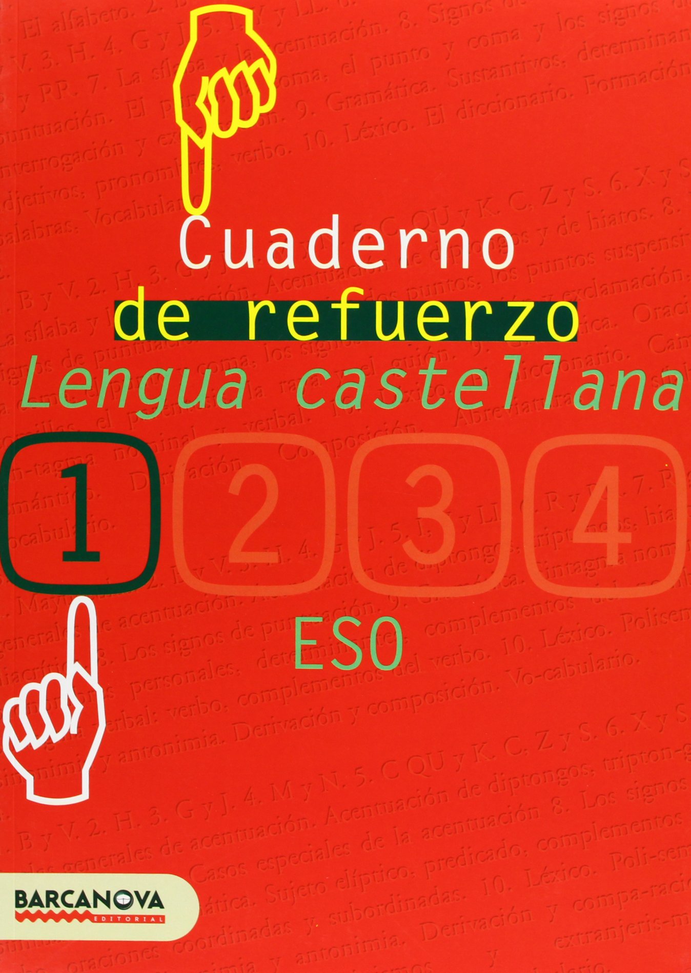 Cuaderno de refuerzo de lengua castellana 1
