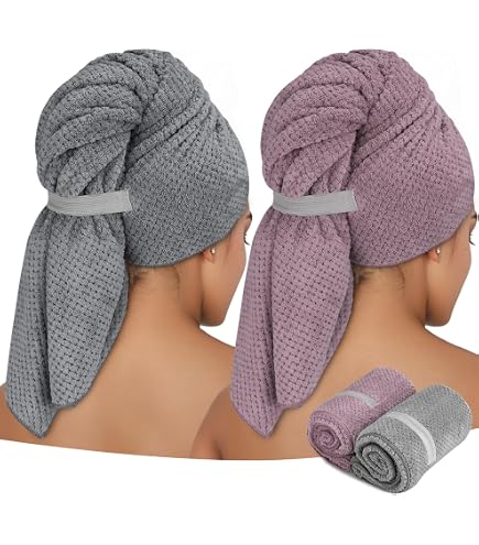 Turbante Asciugacapelli In Microfibra A Tema Gatto – Asciuga Veloce E Protegge I Tuoi Capelli!