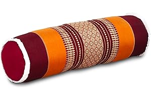 Livasia | Rouleau d'oreiller de Yoga | Rouleau de Relaxation | 58 cm x Ø 17 cm | Traversin pour Yoga et Pilates | Rôle de la Gymnastique