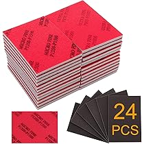 6er Set Schleifschwämme Für Alles - Holz, Metall & Trockenbau - Körnung 120-1000