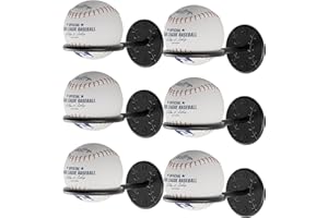 Wallniture Sporta Baseball Display Memorabilia Holder Heavy-Duty Wall Mount Rack for Collectibles Steel