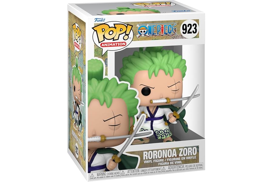 Funko POP! Animation: One Piece - Roronoa Zoro - Collectable Vinyl Figure - Gift Idea - Official Merchandise - Toys For Kids & Adults - Model Figure for Collectors and Display