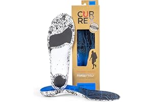 ‎CURREX CURREX HikePro Einlegesohle – Deine neue Dimension des Wanderns. Dynamische Performance Einlegesohle für Walking, Hiking oder Spaziergänge,Blau (High Profile),EU 44,5-46,5 (Tag XL)