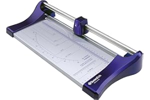 Swordfish 40263 Slimline 10 Sheet Rotary Paper Trimmer/Guillotine, Blue, A4