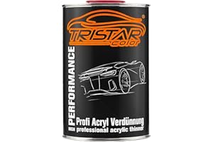 ‎TRISTARCOLOR TRISTARcolor 1 Liter 1K / 2K Acrylverdünner Acrylverdünnung für Autolack Basislack Klarlack Grundierung