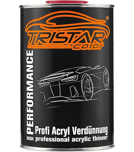 TRISTARcolor 2K Acryl-Sprühdose RAL 3020 Verkehrsrot Glänzend – 400 Ml, Schnelltrocknend, Für Metall & Mehr
