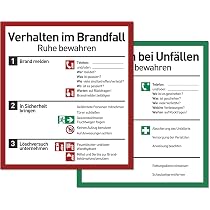 Feuerlöscher Schild Nachleuchtend - Selbstklebend 150x150mm Für Haus, Büro & Auto, Brandschutzzeichen