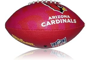 Wilson Football NFL Junior Arizona Cardinals Logo Ballon de Football américain Enfant Caoutchouc Multicolore Taille 5