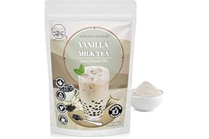 Vanilla Bubble Milk Tea Instant 3in1 Powder Mix - 1kg (33 Drinks) | For Boba Tea, Milkshake, Blended Frappe and Bakery | Authentic Taiwan Recipe | Zero Trans Fat, No Preservatives by Moriyama Teahouse