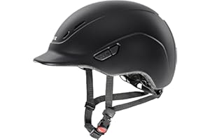 uvex kidoxx – Casco de equitación Infantil Ligero con Ajuste Individual y ventilación óptima