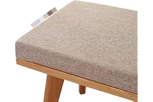 PLCIVSA Bench Cushion Indoor/Outdoor for Furniture,2/3 seater Non-Slip – 200cm/150cm/120cm/100cm/90cm x 40cm/35cm/30cm –,for Patio,Garden,Chair Cushion Washable Removable(Color6,100x40x3cm)