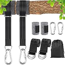 Hängematten Aufhängung 900kg - Schaukel Befestigung Mit Baumschutz 2x200cm