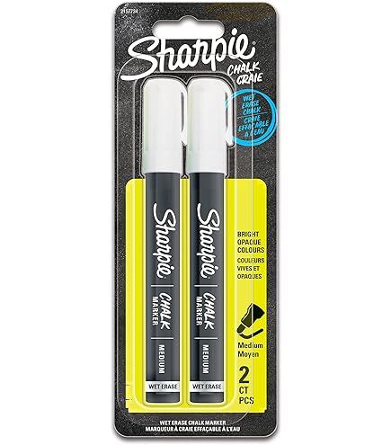 Wet-Erase Chalk Marker, Medium Bullet Tip, Assorted Colors, 5/Pack - View #8