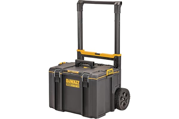 DEWALT Coffret Mobile TOUGHSYSTEM Grande Contenance DWST83295-1 - IP65-554 x 500 x 685 mm - Robuste - Emplacement TAG TOOL CONNECT - Poignées Ergonomiques
