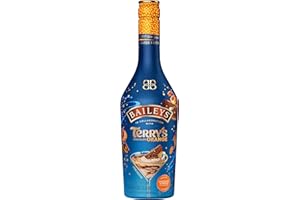 Baileys x Terry’s Chocolate Orange Irish Cream Liqueur | Festive Gift | 17% vol | 50cl | Rich Chocolate & Hint of Orange Flavours | Enjoy Over Ice or in Cocktails