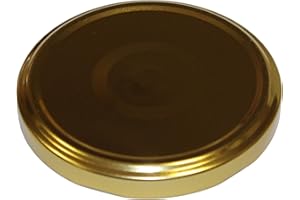 APISTORE Capsula Twist-off RTS-RTO T82 con Flip per vasetto Vetro (Bocca 82 mm) - Oro - confez. 50 Pezzi