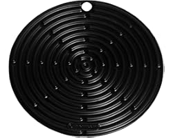 Le Creuset Silicone Cool Tool, Surface Protector, Pot Holder, Jar Opener, 20.5 cm, Black