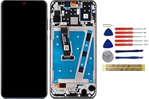 Yixi Display per Huawei P30 Lite/Nova 4E MAR-L01A MAR-L21A MAR-LX1A Schermo LCD + Frame Nero Touch Screen Digitizer Ricambio Ricambi