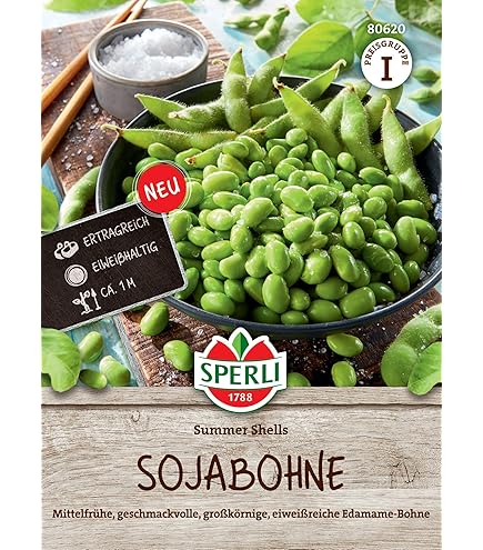 BIO Bohnen Samen (Edamame, 12 Korn) - Bohne Saatgut aus biologischem Anbau  ideal fr die Anzucht im Garten, Balkon oder Terrasse : Amazon.de: Garten