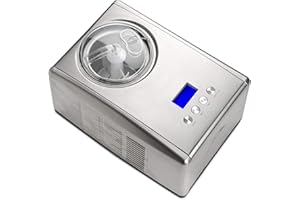 G3 Ferrari G2003500 Eismaschine mit Doppelkorb und Kompressor, Edelstahl