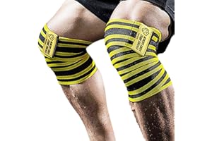 TAVIEW Elbow Wraps for Weightlifting (1 Pair), 47" Elastic Elbow Support & Compression Powerlifting, Fitness, Cross Training & Gym Workout - Elbow Straps for Weight Lifting