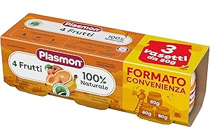 Plasmon Omogeneizzato 4 Frutti 24x80g