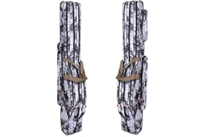 Sunfry Sac de pêche, 150 cm Sacs de Rangement Portables pour la pêche 3 Couches Sac à Dos pour Canne à Poisson pour Homme Grande capacité Toile Carpe Porte-Canne à pêche Tackle Carrier Bag