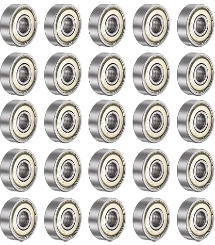 QUARKZMAN 8 Cuscinetti A Sfera 6800ZZ 10x19x5 Mm - Acciaio Al Carbonio, Doppia Schermatura, Per Macchine E Utensili