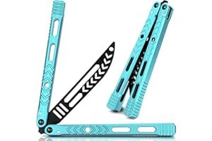 MAJESTY FOREST® Profi Butterfly Trainer C2 - Legales Balisong Messer zum Tricks lernen, aus Aluminium - Made with CNC - Trainingsmesser mit stumpfer Klinge