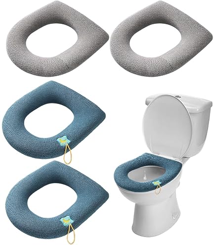 Housse De Siège De Toilette En Peluche - Lavable, Imperméable, Avec Poignée Et Fermeture éclair