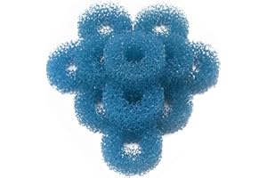 LTWHOME Compatible Mousse Grossier de Filtre Tapis Convient pour Eheim 2616085 Aquaball 2208 2210 2212/60 130 180(Paquet DE 12)