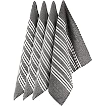 Set Di 10 Strofinacci Da Cucina In Cotone Loco Bird - 45x75 Cm, Bianco Monocromatico