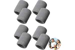 FIVEMILEBRO 8 Piezas Muñequeras Deportivas de Sudor, Muñequera Sudor, Banda de Sudor para la Muñeca, Unisexo，para Fútbol, Baloncesto, Correr, Tenis