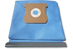 MI:KA:FI wiederverwendbarer Filterbeutel | Schmutzfangsack für Nass-Trockensauger + Industriesauger (10Liter // Beutelöffnung 38mm für z.B. Einhell Akkusauger)