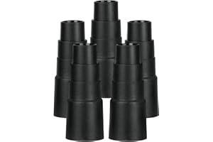 A ABLUMEN 5 Pièces Adaptateur Universel pour Aspirateur Tube Adaptateur pour Aspirateur Connecteur Flexible Tube Aspirateur Accessoires Compatible avec Bosch Makita Kärcher Toutes les Marques