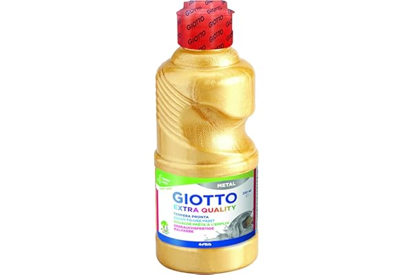 GIOTTO 10293 Gouache acrylique Coloris Or Métallisé 250ml